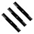 3 Oregon 396-730 G6 Gator Blades Recent Mdl John Deere 60" Cut M128485 M131958