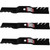 3 Mulching Blades for Cub Cadet Mowers I1050 RZT50 LT1050