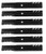 Zero Turn Mower 60" Deck Mulch Blades for Bad Boy ZT CZT 60" 6 Pack
