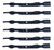 6 Lawn Mower Blades for 42" Deck Husqvarna Sears Craftsman Mowers 532134149 138971