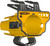 Drill Dock Yellow Drill Driver Storage Organizer Magnet Universal Fit Heavy Duty