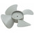 Plastic Fan 4 Blade, 5 1/2" Diameter, 3/16" Shaft, AP4502802, FB550