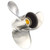 Solas 5221-100-12 Saturn 10" x 12" Pitch Standard Rotation 3 Blade Stainless Steel Boat Propeller