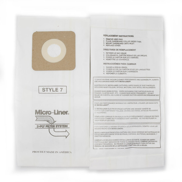 Bissell 32120, 30861, 447927 Plus Style 1/7 Vacuum DVC Paper Bags