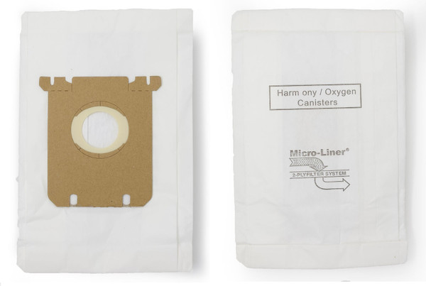 DVC Micro-Lined Paper Replacement Bags Fit Eureka, Electrolux, Sanitaire Style OX, Style S, 61230F - 8 Bags