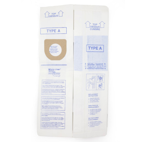 DVC Micro-Lined Vacuum Bags Type A Fit Hoover Convertible, Elite, Legacy, Decades, Concept One, Concept Two, Encore, Powermax, Runabout, Spectrum, Spirit, Sprint, Tempo, Innovation | 3 Vacuum Bags