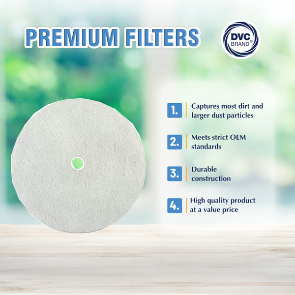 DVC Replacement 5404001800 Filter Queen Vacuum - 100 Filter Cones