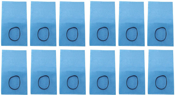 EFP Vacuum Filter Bags for WORKSHOP Wet Dry WS01025F, WS01025F2 for Filter Cage - 12 PACK