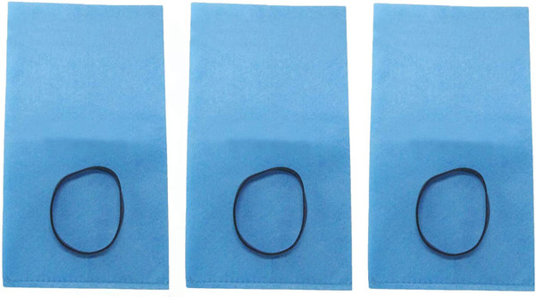EFP Vacuum Filter Bags for WORKSHOP Wet Dry WS01025F, WS01025F2 for Filter Cage - 3 PACK