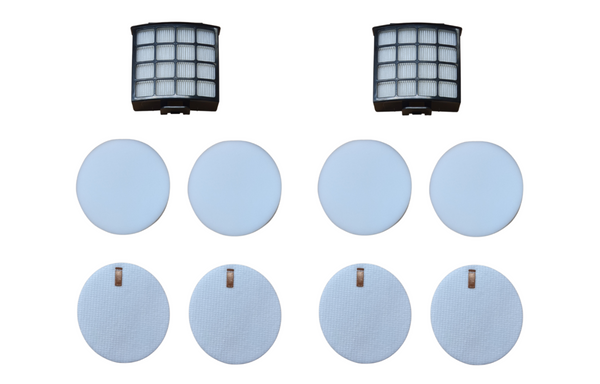 2 EFP HEPA, Foam & Felt Filter Kits for Shark XFFKAZ2000, XHFAZ2000