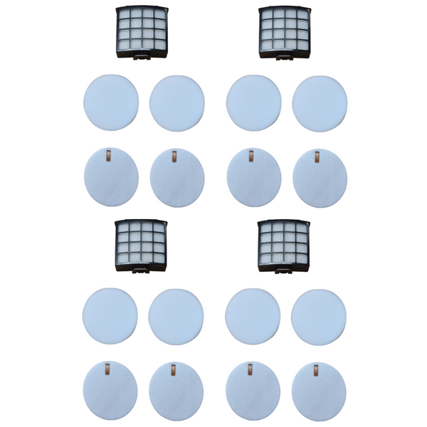 4 EFP HEPA, Foam & Felt Filter Kits for Shark XFFKAZ2000, XHFAZ2000