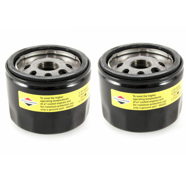 Briggs & Stratton Genuine OEM 492932 492932S Oil Filter (2 Pack)