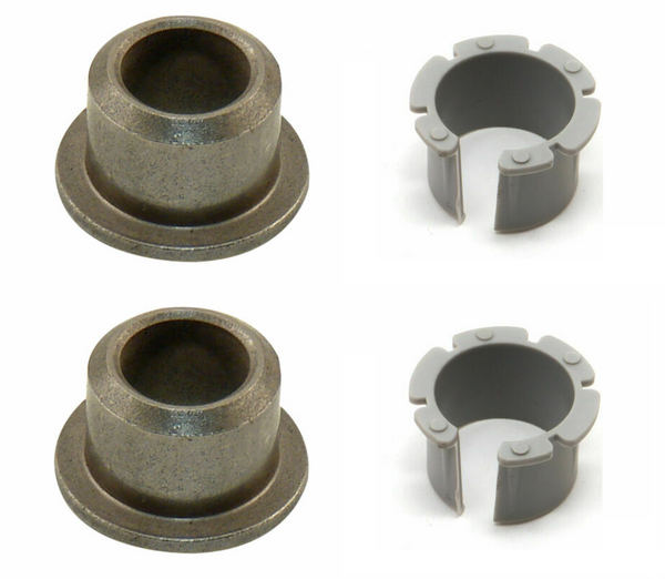 2 MTD Snowblower Flange Bearings 741-0663 and 2 Flange Bushings 741-0493C