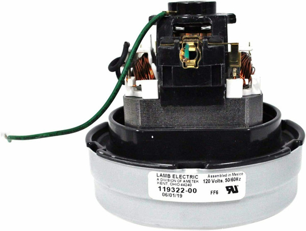 Ametek Lamb 5.1" Single Stage 120 Volt Thru Flow Vacuum Motor 119322-00
