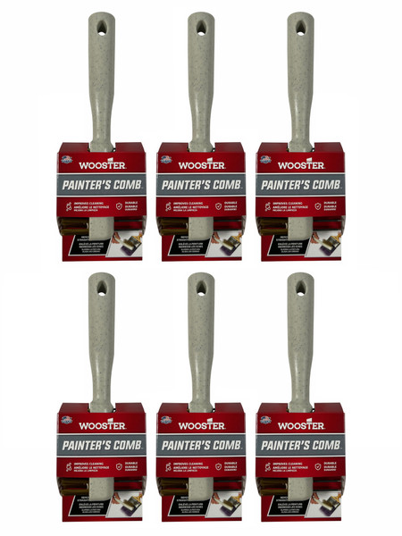 6 Wooster Stainless Steel Brush and Roller Cleaning Tools
