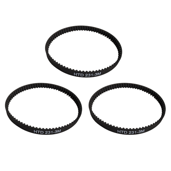 3 EFP Vacuum Belt for Shark NV500, NV501, NV503, NV400, NV401, NV402, UV560