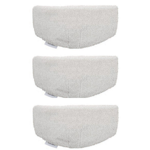 Bissell 2032633-PK3 Microfiber Power Steam Mop Pads, 1/2" x 12-1/2"