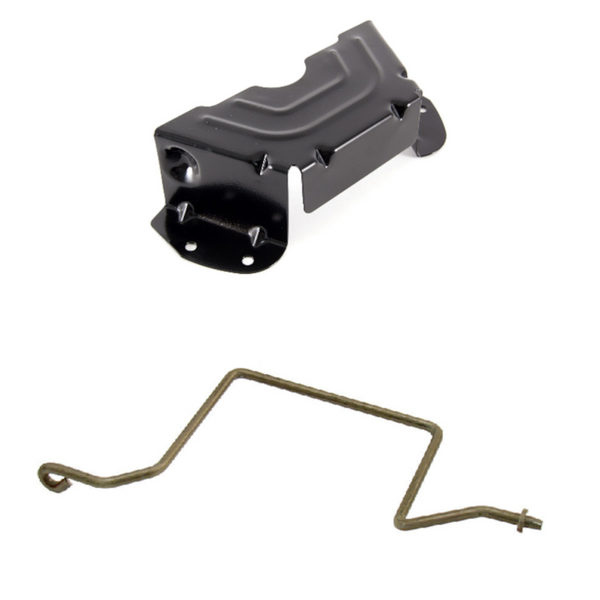 MTD 783-06424A-0637 Belt Deck Cover and 747-04857 Belt Keeper Rod Genuine