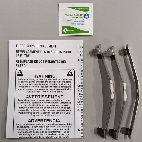 Broan Aluminum Filter Spring Kit SR169016