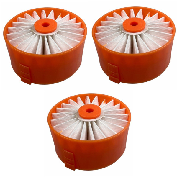 Black and Decker 3 Pack of Genuine OEM Replacement Vac Filters # N665227-3PK