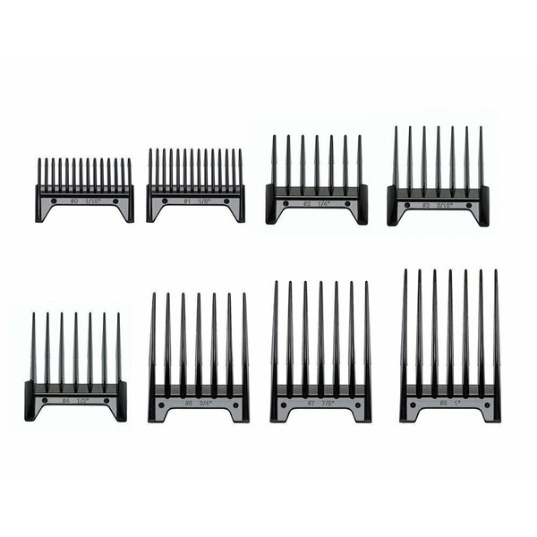 Oster FF Guide Combs Fit ONLY Fast Feed Clippers 76926-800 Professional 8 Piece