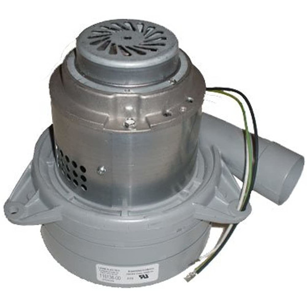 Genuine Ametek Lamb L-116136-00 Vacuum Motor 7.2" 240V 3 Stage Tangential Metal