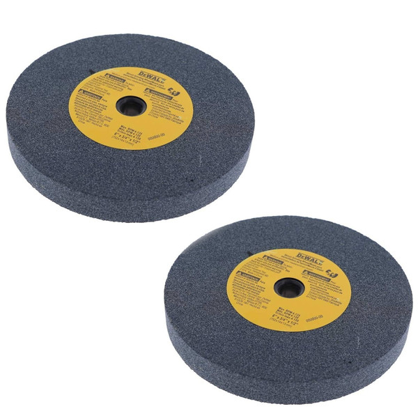Dewalt DW756 Replacement (2 Pack) 6" Bench Grinder Stone 60 grit # 429633-00-2PK