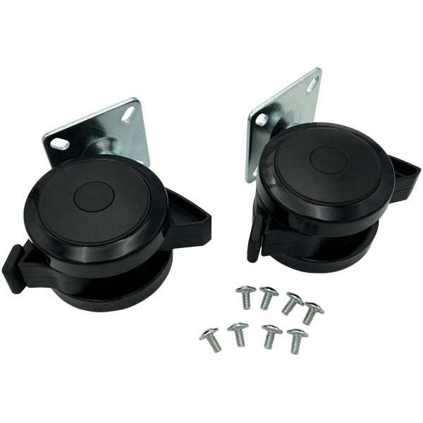 Genuine Weber 69828 Locking Grill Casters W/ Plate For Spirit E-210 E-310 - 2 PK