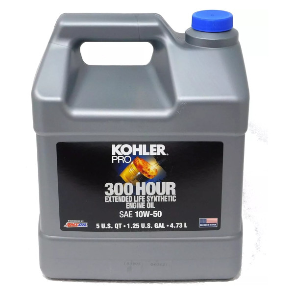 Kohler 25 357 75-S PRO SAE 10W-50 Extended Life Synthetic Engine Oil 5-Quart