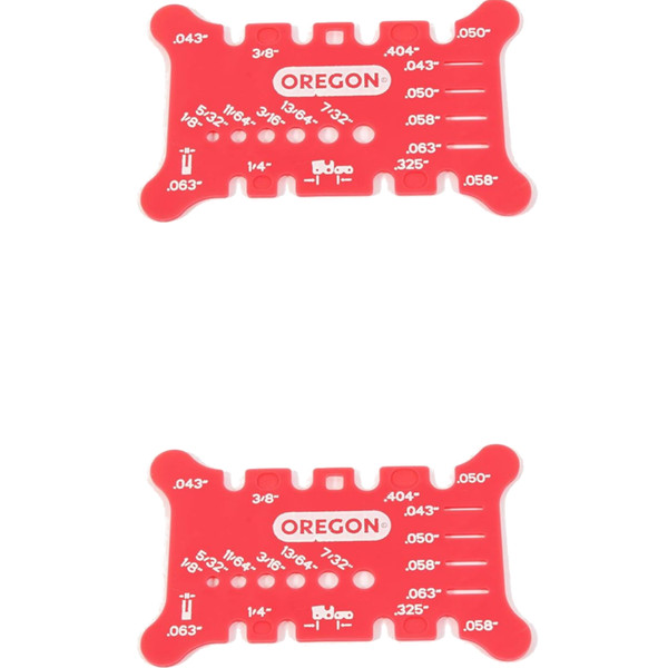 2 Genuine Oregon 556418 Chainsaw Guide Bar And Chain Measuring Tool