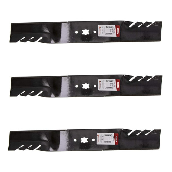 3 Genuine Oregon 598-631 Gator G5 Mulching Blade 21" Fits Craftsman, MTD, Troy Bilt, Cub Cadet
