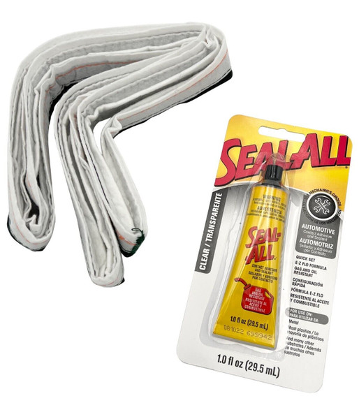 Dryer Drum Felt Seal with Adhesive Replaces KitchenAid W10612022, 279857