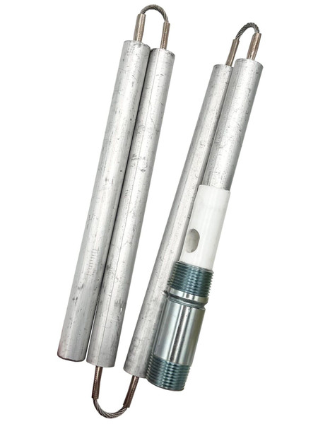 Genuine NBK 20954 Aluminum/Zinc Nipple Type 42" Anode Rod Fits Blue Lightning