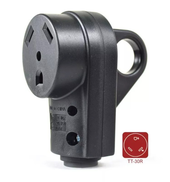 Genuine Superior Electric RVA1594 30 AMP RV Receptacle NEMA TT-30R with Handle