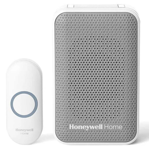 Honeywell Home RDWL313P2000/E Plug-In Wireless Doorbell W/ Strobe Light & Button