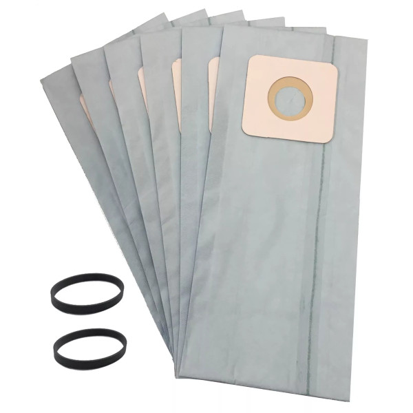 6 Vacuum Bags & 2 Belts for Simplicity 5000, 6000 Series Uprights Type A