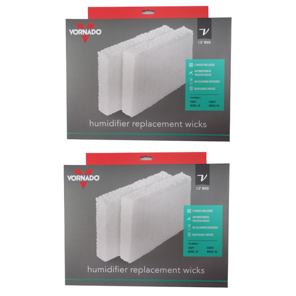 Vornado Evap1 Evap2 Evap3 Humidifier Wick Filter - 4 Pack - Genuine OEM