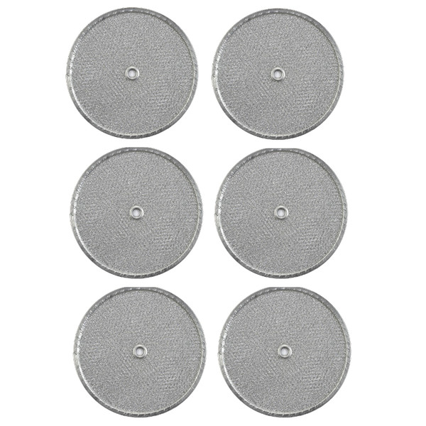Aluminum and Charcoal Microwave Filter Replaces Nutone RRF0903, 12520000 (6 Pack)