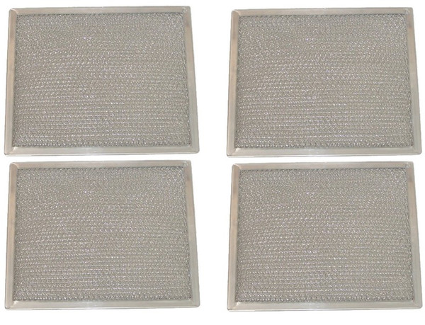 4 Compatible Broan Nutone 97005683 Grease Filters 9-7/8" x 11-5/8" x 3/8"