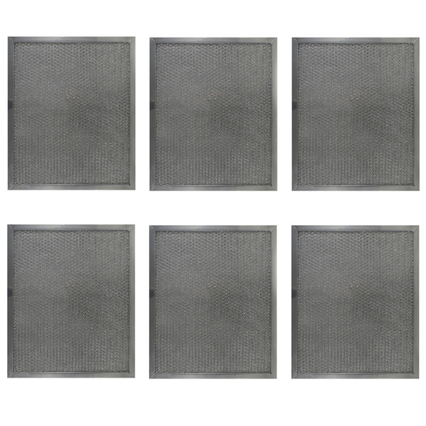 6 Replacement Range Hood Ducted Grease Filter for 99010299 Fits Broan Models