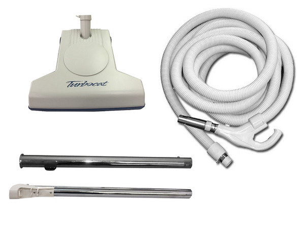 Vacuflo TurboCat Central Vac Power Head Kit with Replacement Hose New Set