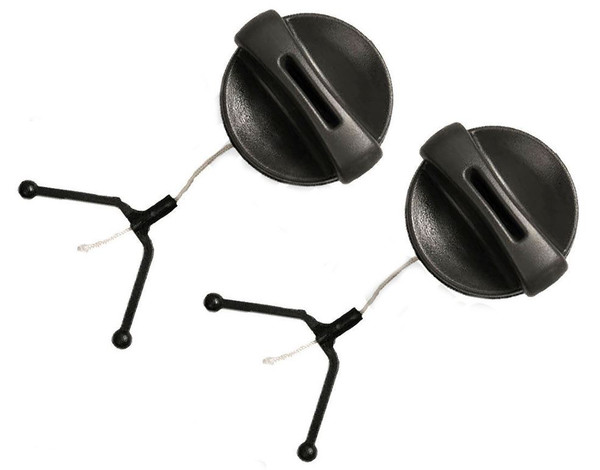 2 PK Genuine Husqvarna Chainsaw Gas Cap Oil Cap 435 435E 440E 445 450 544111201
