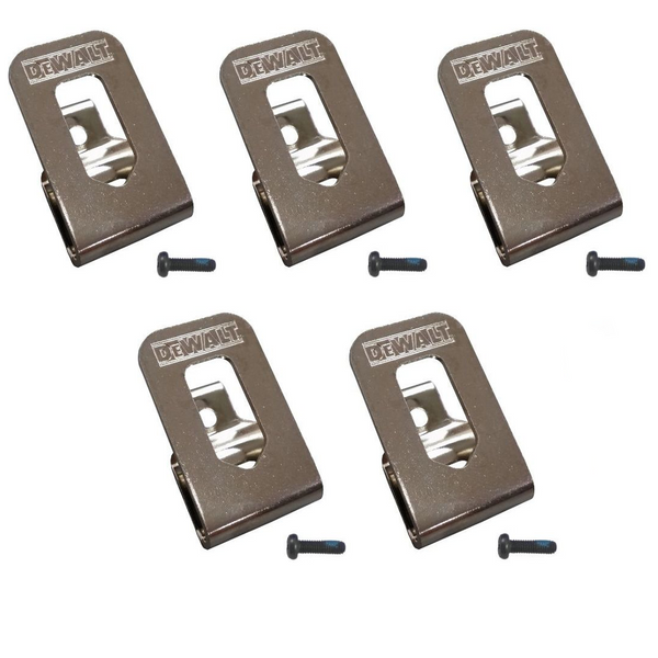 Dewalt DCD980 / DCD985 Drill Replacement Belt Hook (5 Pack) # N268241-5pk