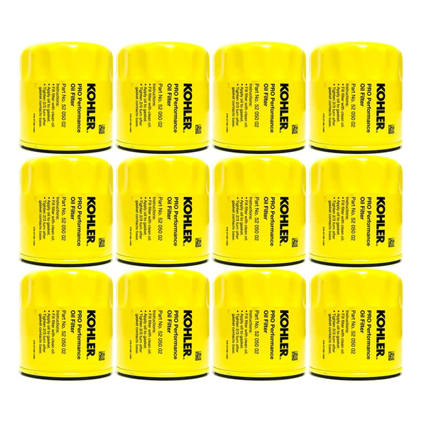 (12 Pack) Kohler Engine Oil Filter - 52 050 02-S