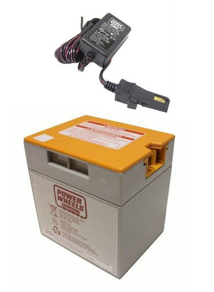 Power Wheels 12 Volt Orange Top Battery & Battery Charger