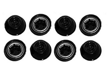 Power Wheels 00801-0226 Black Wheel Retainer Cap Nut 8 Pk