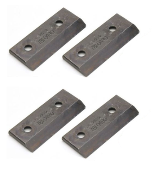 4 Cub Cadet OEM Chipper Blade/Knife 981-0490 781-0490 Craftsman Troy-Bilt MTD