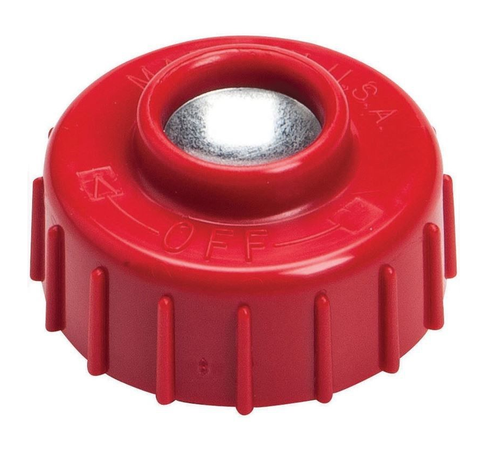 Trimmer Bump Knob Left Hand Thread Red Used on Homelite & Others Straight Shaft