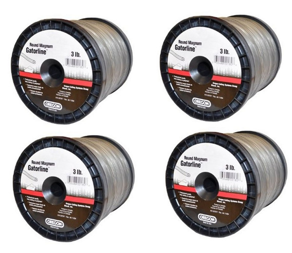 4 Oregon 22-195 Magnum Trimmer Spool Line .095" Dia. Gator Line
