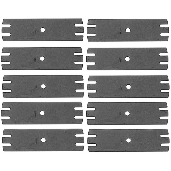 Set Of 10 Blades Replaces MTD 781-0080 78100800637 981-0080 Oregon 40-316